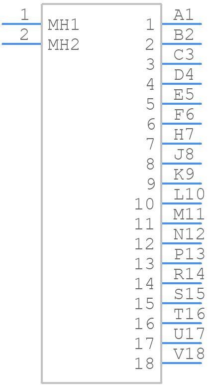 307-018-521-102 - EDAC - PCB symbol