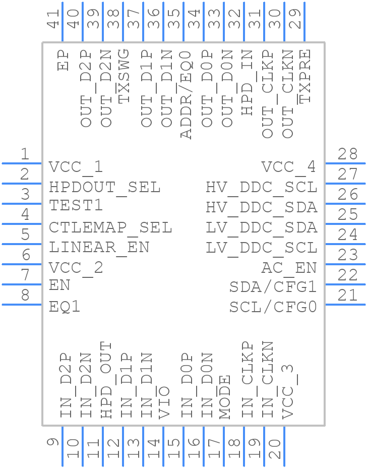TDP0604RNQR - Texas Instruments - PCB symbol