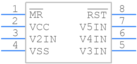 STM6905TGEDS6F - STMicroelectronics - PCB symbol