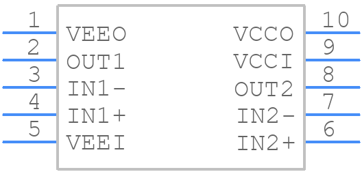 TLV1872DGSR - Texas Instruments - PCB symbol