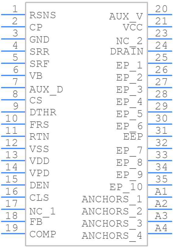 TPS23755RJJR - Texas Instruments - PCB symbol