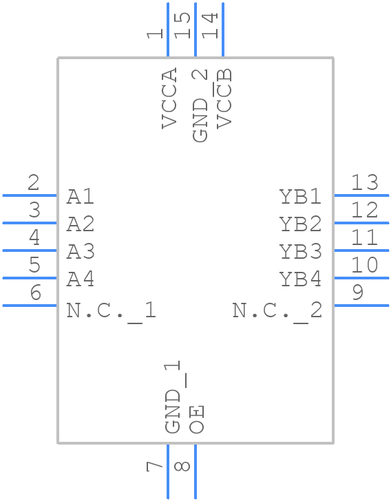 NXU0104BZZ - Nexperia - PCB symbol