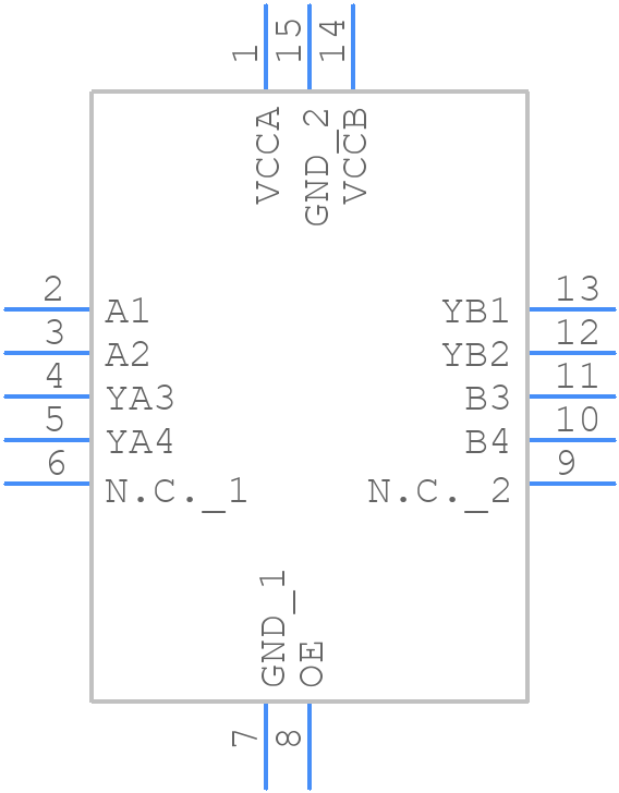 NXU0204BZZ - Nexperia - PCB symbol