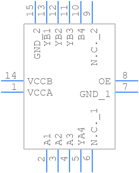 NXU0304BQ-Q100X - Nexperia - PCB symbol