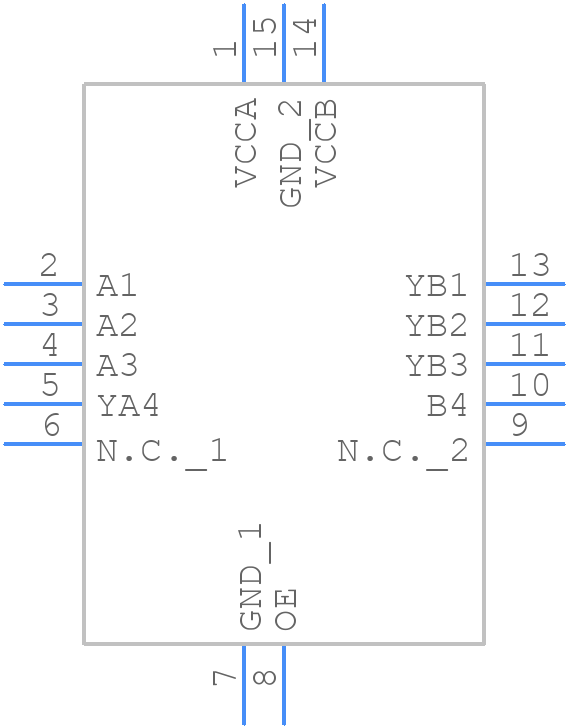 NXU0304BZZ - Nexperia - PCB symbol