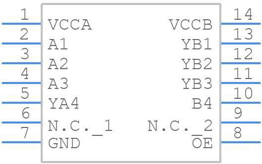 NXU0304PW-Q100J - Nexperia - PCB symbol