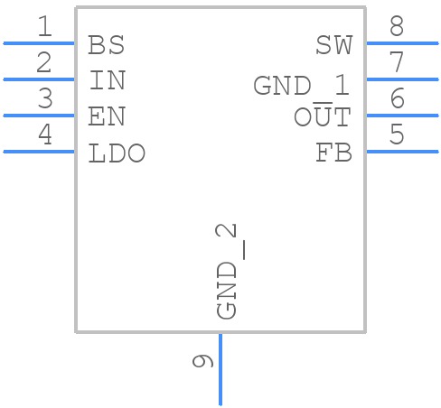 SGM61720YPS8G/TR - Micro - PCB symbol