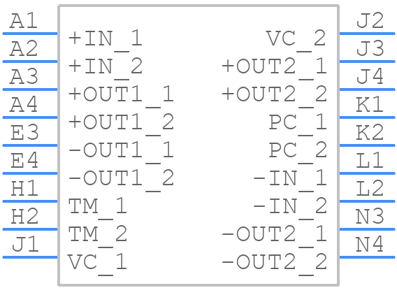 VTM48EF240T012A00 - VICOR - PCB symbol