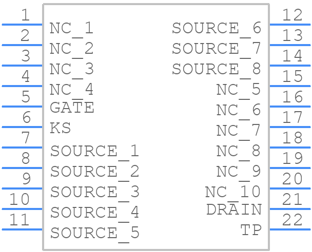 TP44100SG - Tagore Technology - PCB symbol