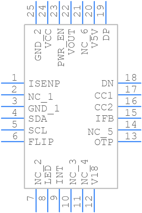 AP33772S-EVB - Diodes Incorporated - PCB symbol