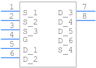 IQE004NE1LM7SCATMA1 - Infineon - PCB symbol