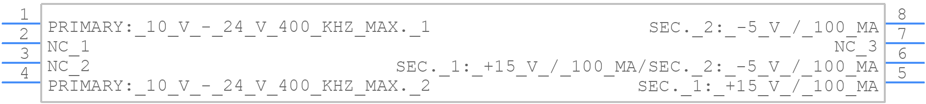 HVMA03F4A-LP8S - Bourns - PCB symbol
