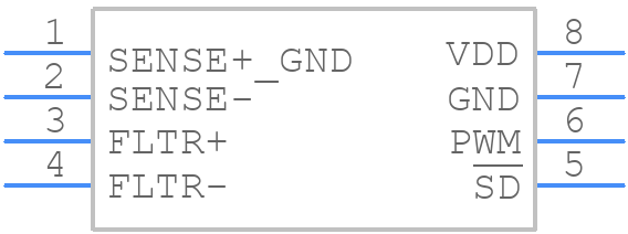LM3813M-7.0 - Texas Instruments - PCB symbol