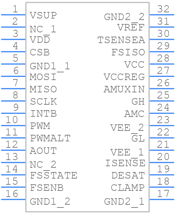 MGD3100 - NXP - PCB symbol