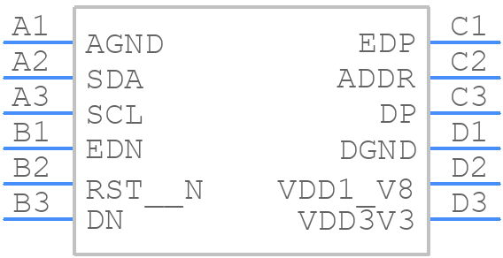 PTN3222CUK - NXP - PCB symbol
