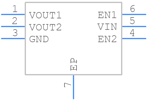MIC5393-PPYMT-T5 - Microchip - PCB symbol