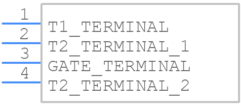 BCR16CM-12LB#BH0 - Renesas Electronics - PCB symbol