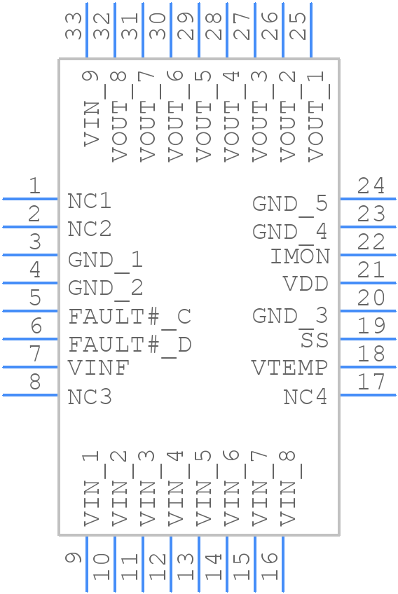 NCP81418MNTXG - onsemi - PCB symbol