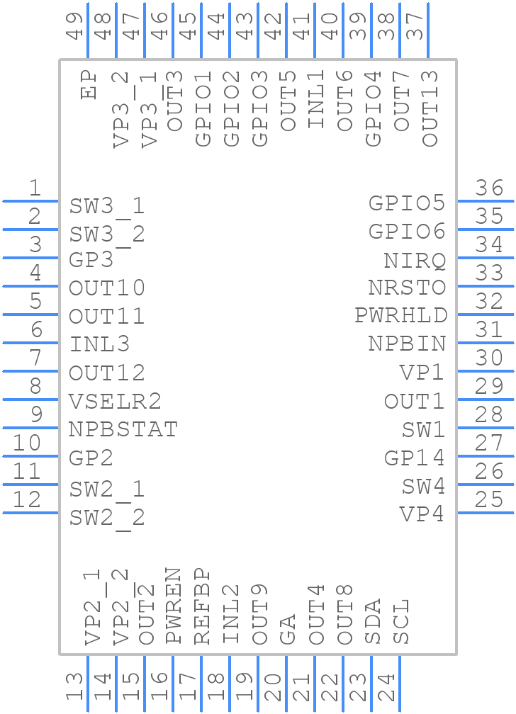 ACT8849QM614-T - Qorvo - PCB symbol