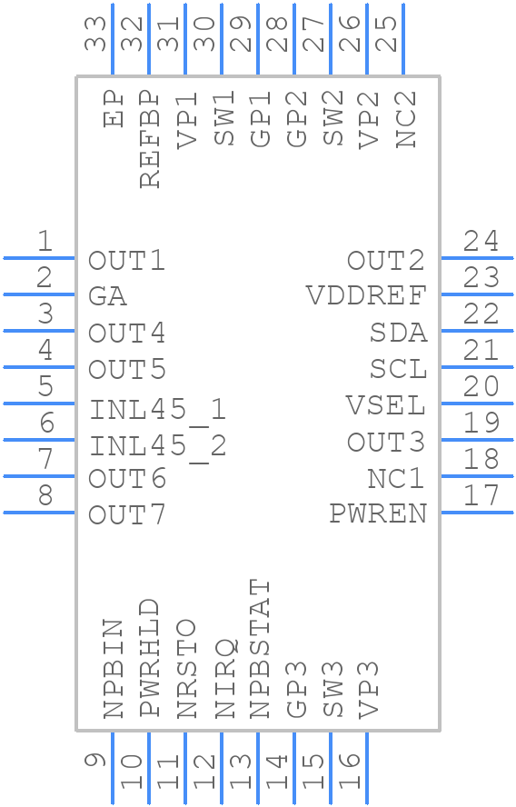 ACT8865QI405SQ - Qorvo - PCB symbol