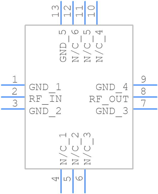 CMD227C3 - Qorvo - PCB symbol