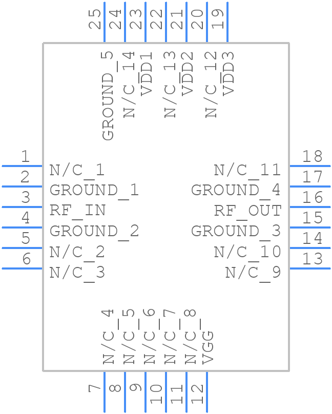 CMD295C4 - Qorvo - PCB symbol