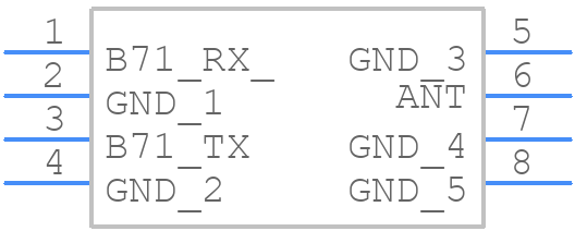 QM23171TR13 - Qorvo - PCB symbol