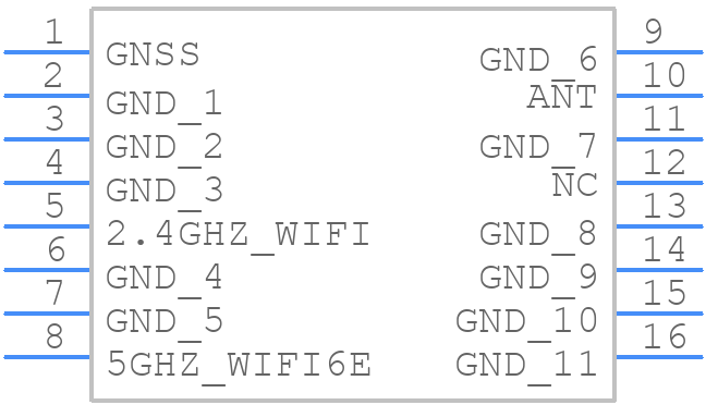 QM28007TR13 - Qorvo - PCB symbol