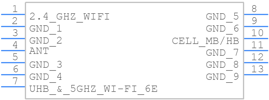 QM28011SB - Qorvo - PCB symbol