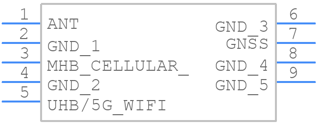QM28017SR - Qorvo - PCB symbol