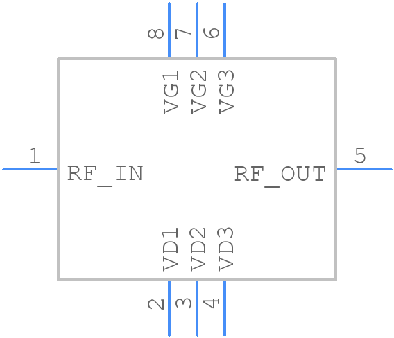 QPA2040D - Qorvo - PCB symbol