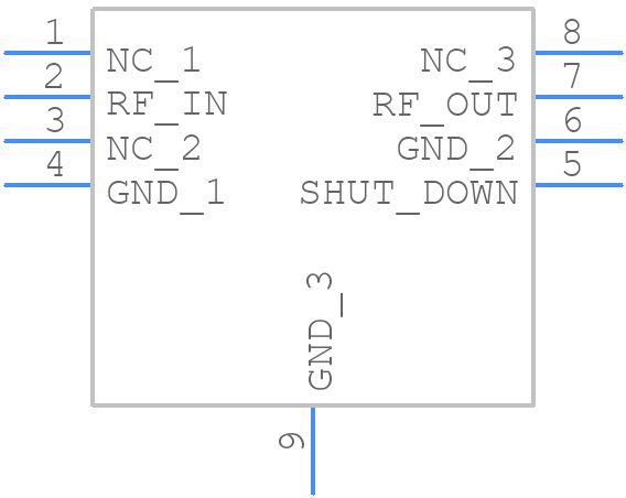 QPA9126SB - Qorvo - PCB symbol