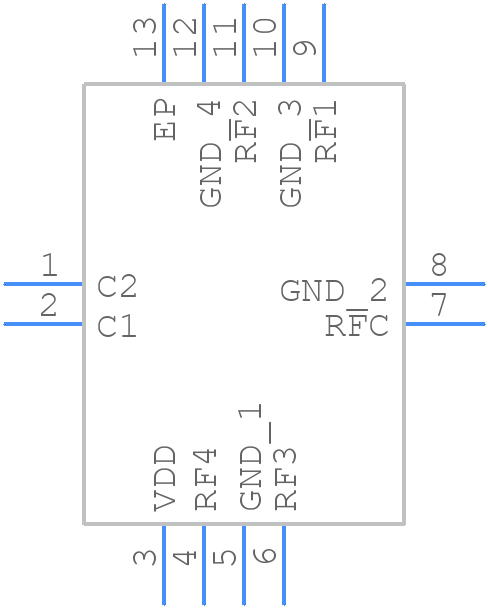QPC6742SQ - Qorvo - PCB symbol