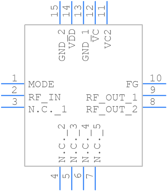 QPC7338SR - Qorvo - PCB symbol
