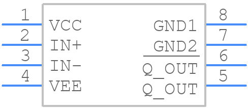 MAX9691ESA+T - Analog Devices - PCB symbol