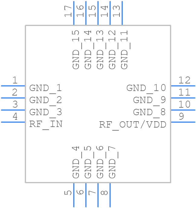 QPL7425SB - Qorvo - PCB symbol