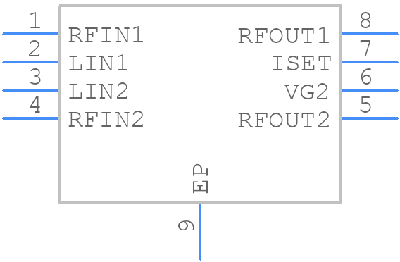 QPL8834SB - Qorvo - PCB symbol