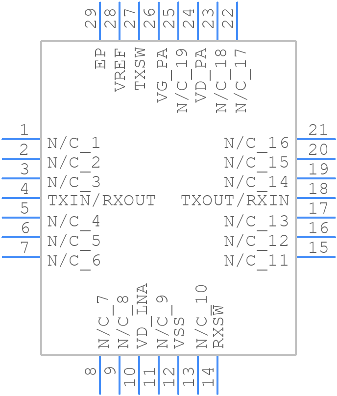 QPM5811TR7 - Qorvo - PCB symbol
