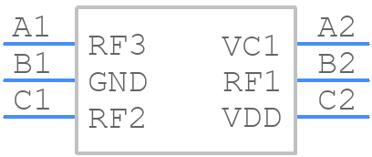 RF1630TR13 - Qorvo - PCB symbol