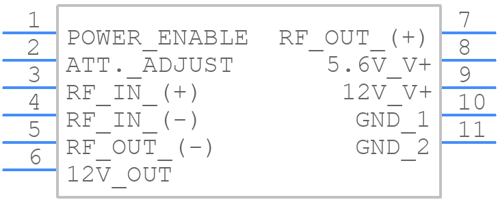 RFAM3790CSB - Qorvo - PCB symbol