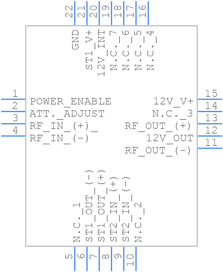 RFCM5304SB - Qorvo - PCB symbol