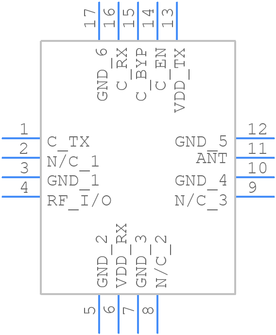 RFFM6205TR7 - Qorvo - PCB symbol