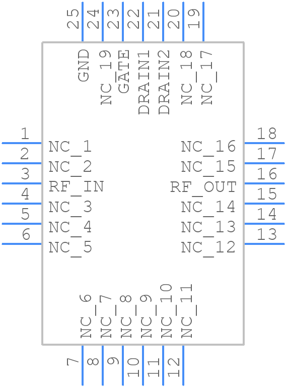 TGA2830-SMTR7 - Qorvo - PCB symbol
