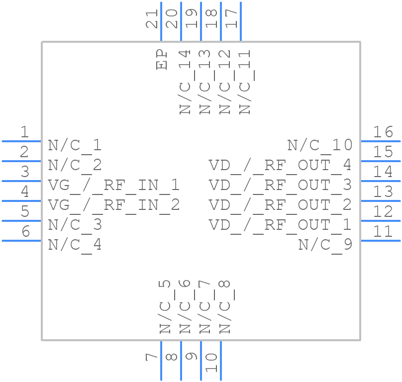 TGF2978-SMTR7 - Qorvo - PCB symbol