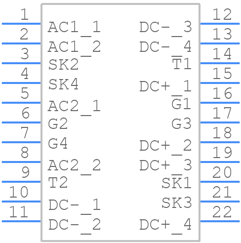 UFB15C12E1BS1 - Qorvo - PCB symbol
