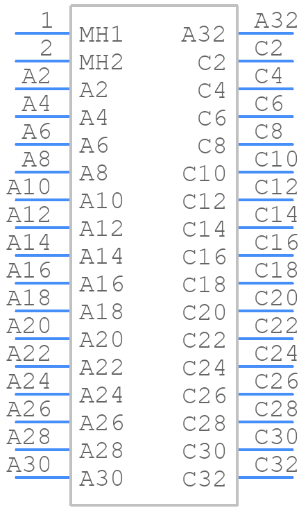 354867 - TE Connectivity - PCB symbol