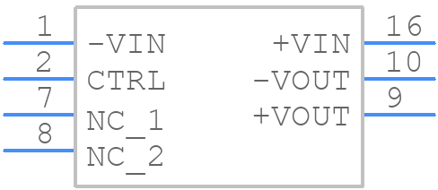 REM4A-1209S - RECOM Power - PCB symbol