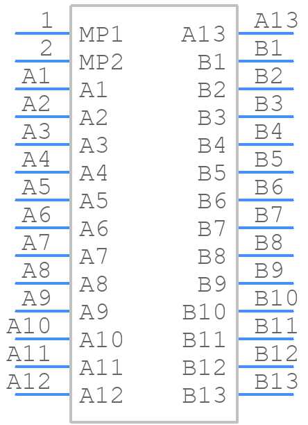 294285-E - TE Connectivity - PCB symbol
