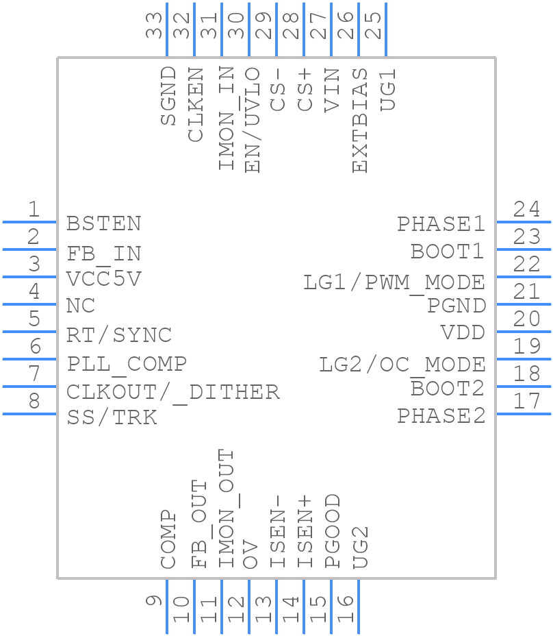 ISL81601FRZ - Renesas Electronics - PCB symbol