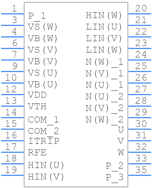 IM393M6EXKLA1 - Infineon - PCB symbol